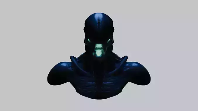 ALien Xenomorph Head Bust