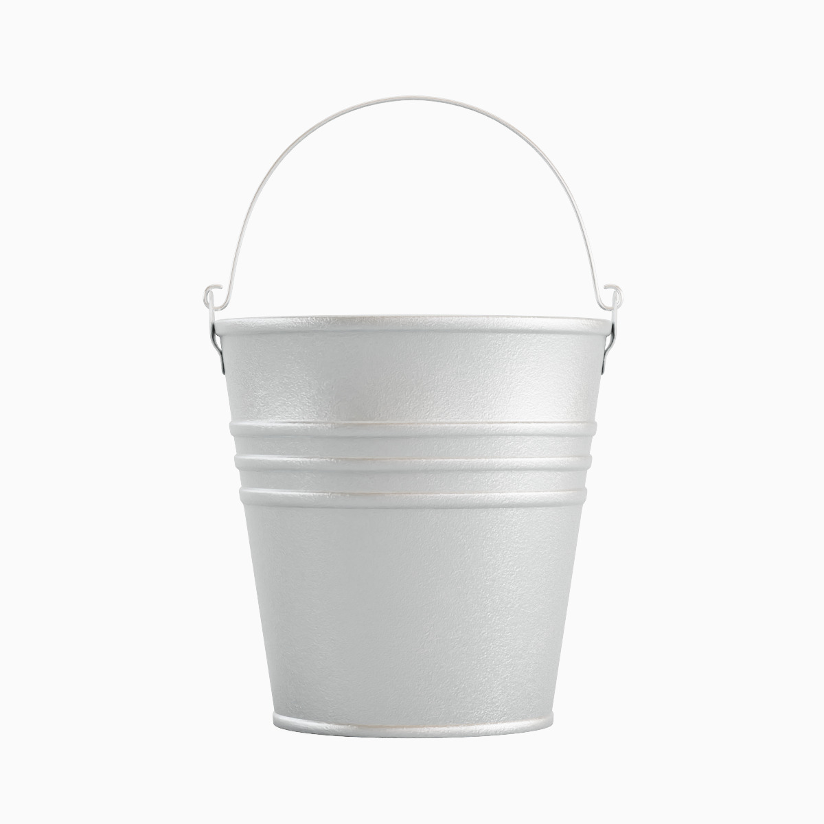 Steel Bucket Set C 3D model_13