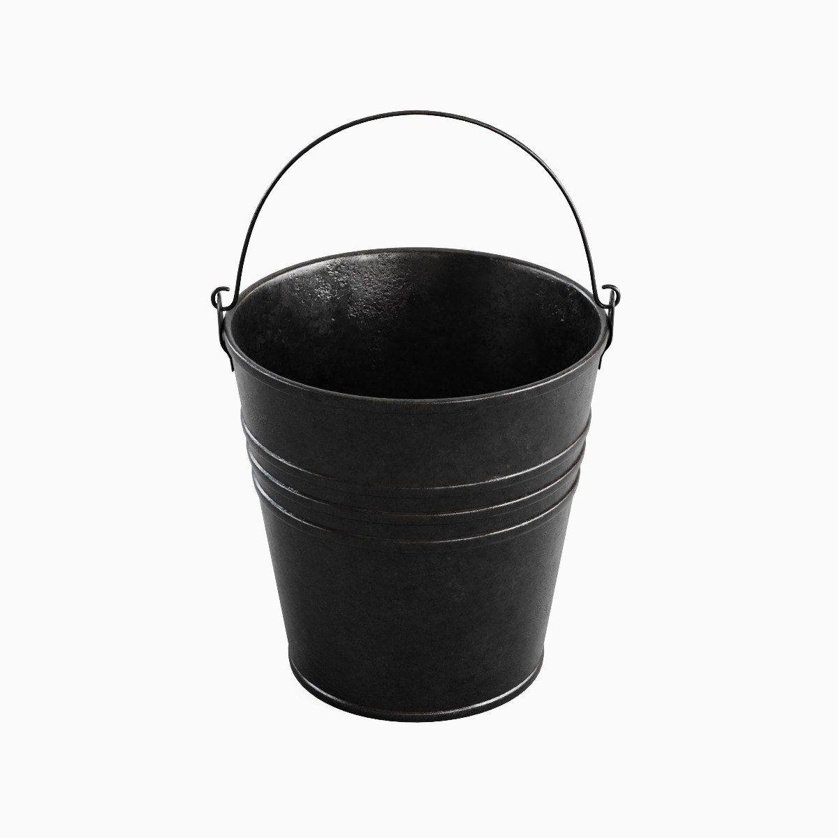 Steel Bucket Set C 3D model_22