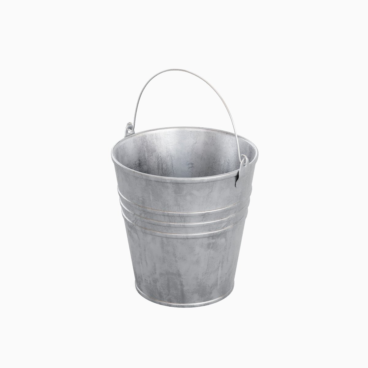 Steel Bucket Set C 3D model_30