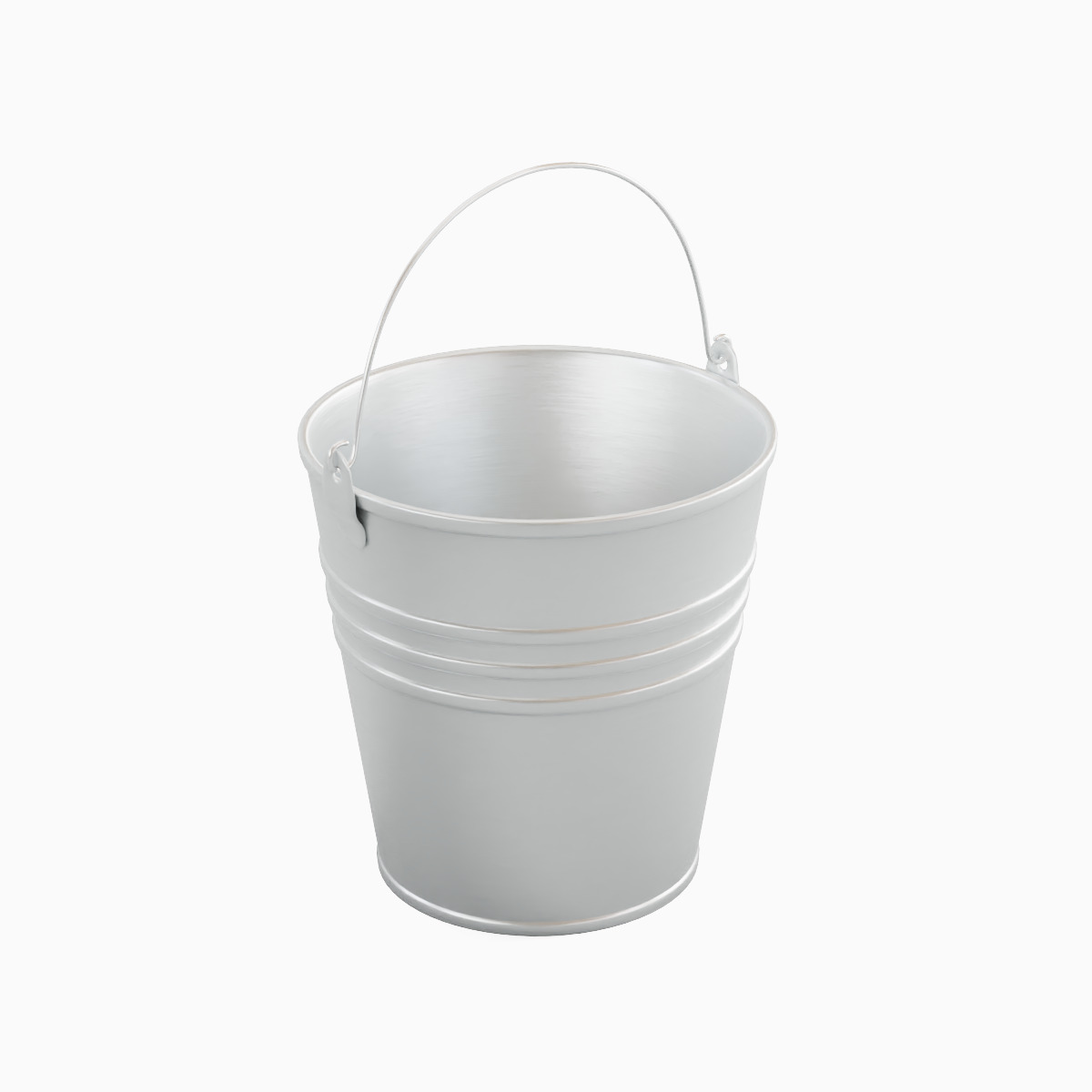 Steel Bucket Set C 3D model_5