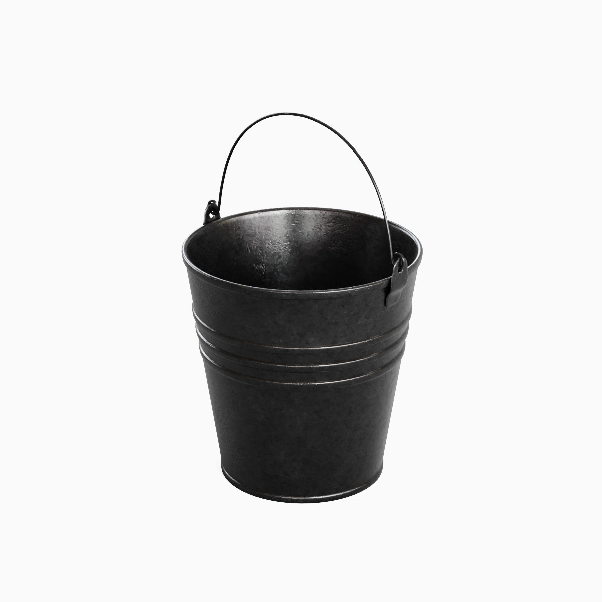 Steel Bucket Set C 3D model_24