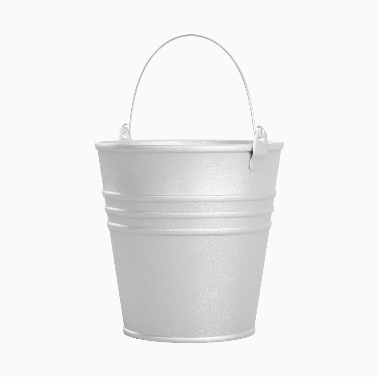 Steel Bucket Set C 3D model_15
