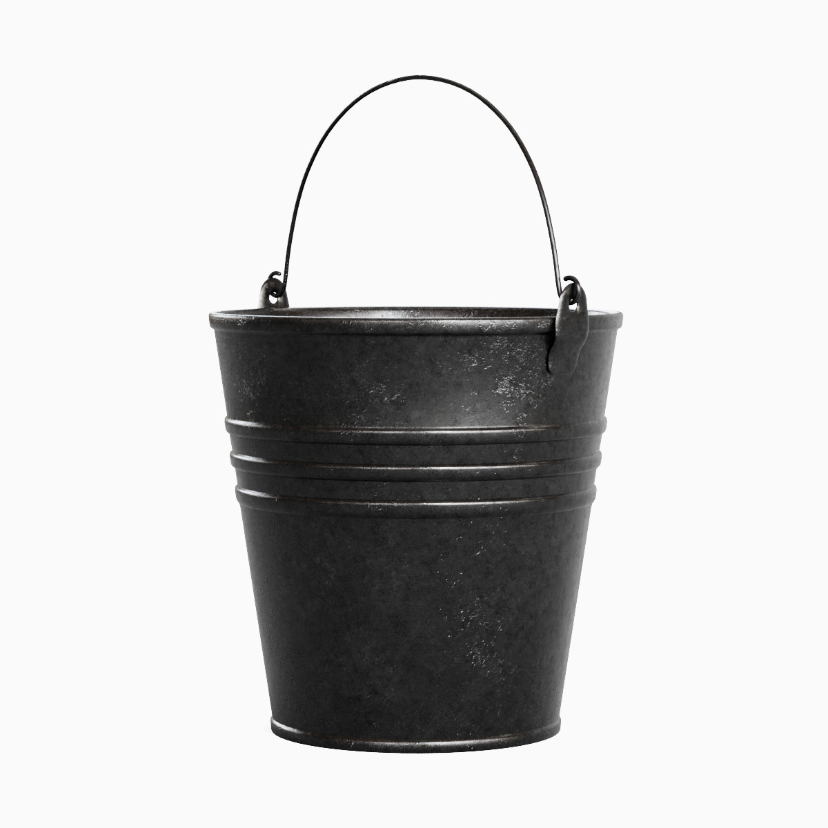 Steel Bucket Set C 3D model_21