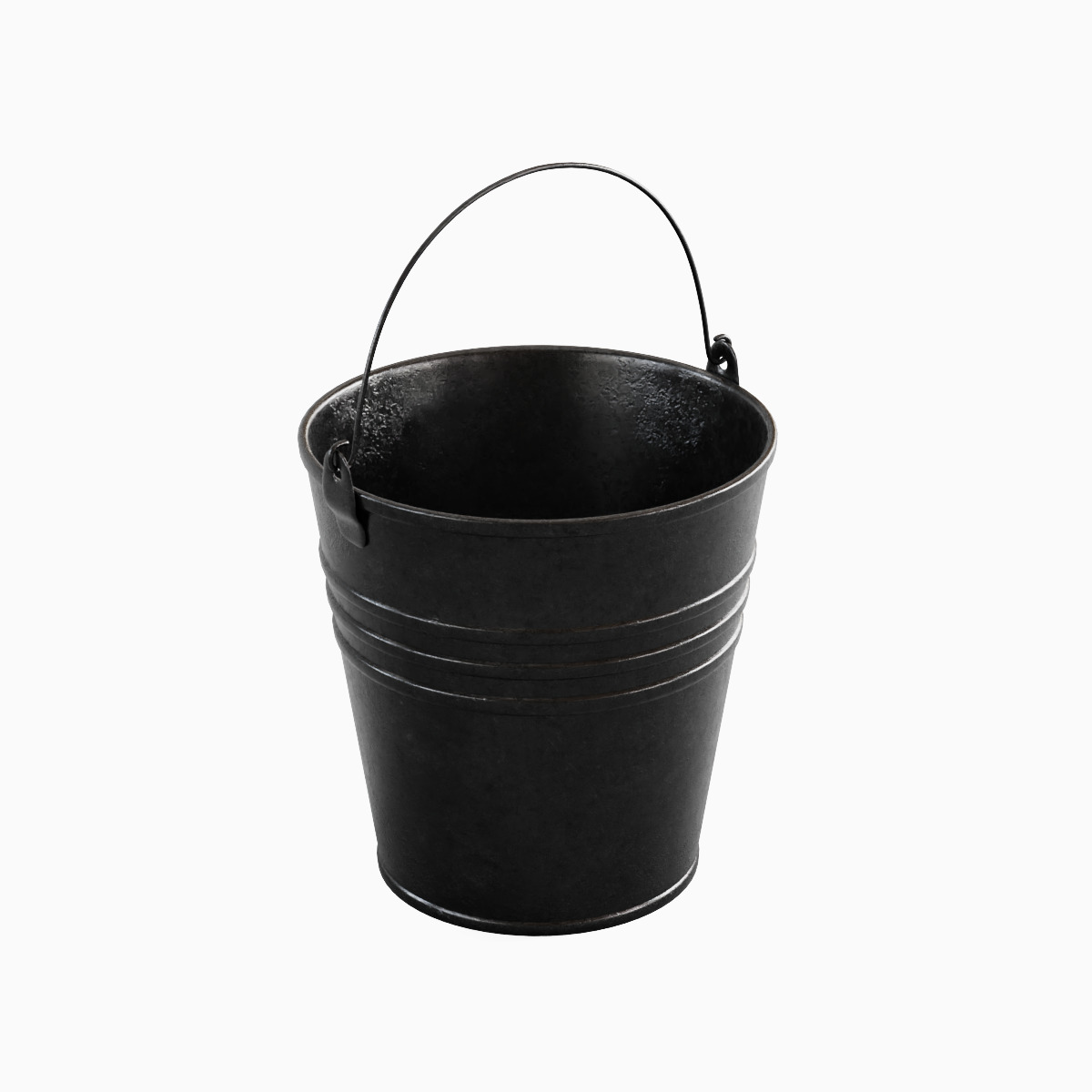 Steel Bucket Set C 3D model_23