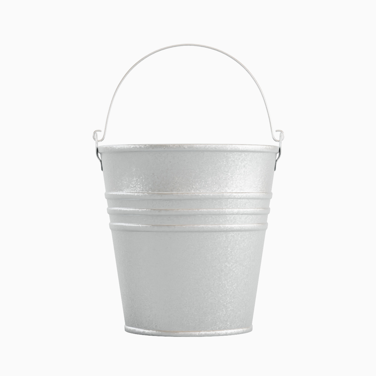 Steel Bucket Set C 3D model_7