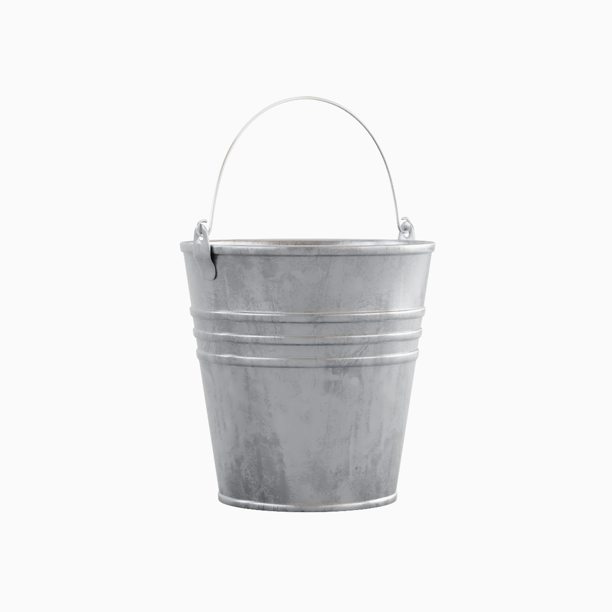Steel Bucket Set C 3D model_26