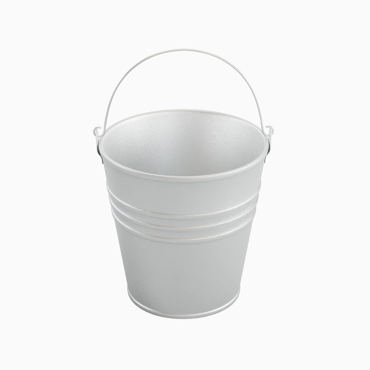Steel Bucket Set C 3D model_16