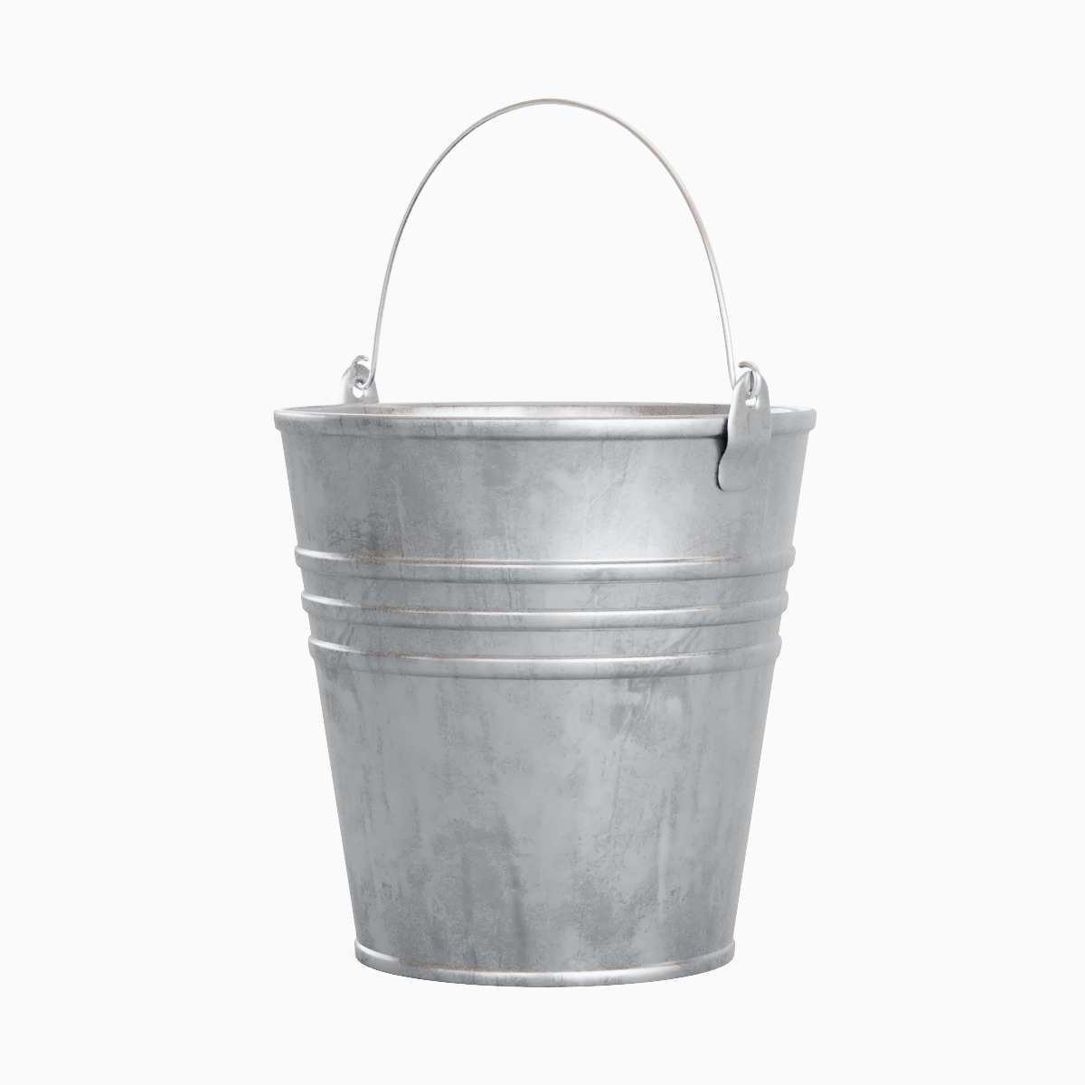 Steel Bucket Set C 3D model_27