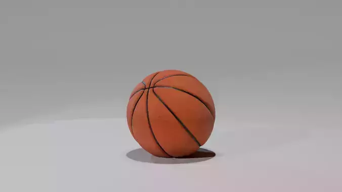 Realistic 3D Basketball Model - PBR - Render Ready 3D model