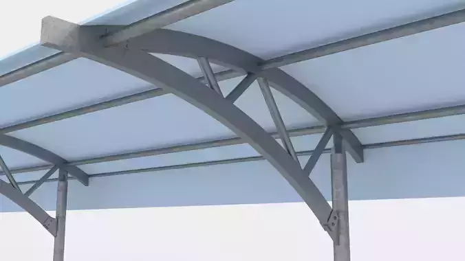 Sunshades Canopy 3D model