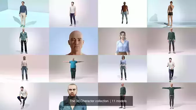 The 3d Character collection  