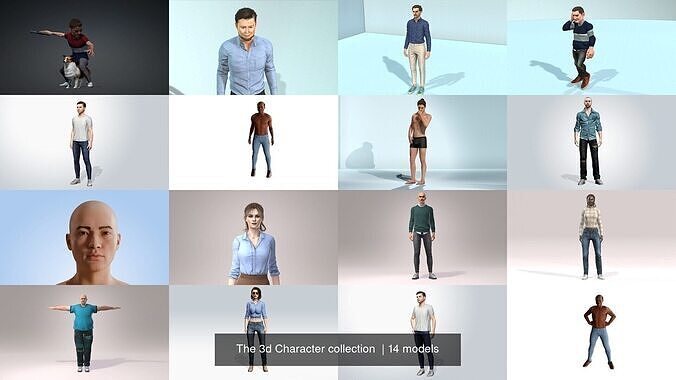 The 3d Character collection  