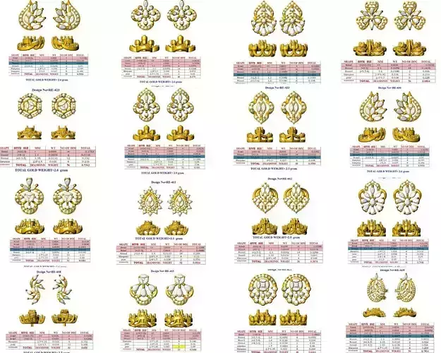 107 diamond stud earrings