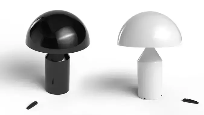Atollo Table Lamp Low-poly 3D model