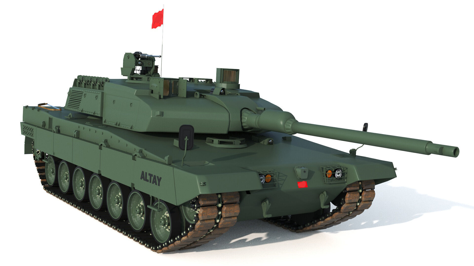 Tank Altay 3D model_1