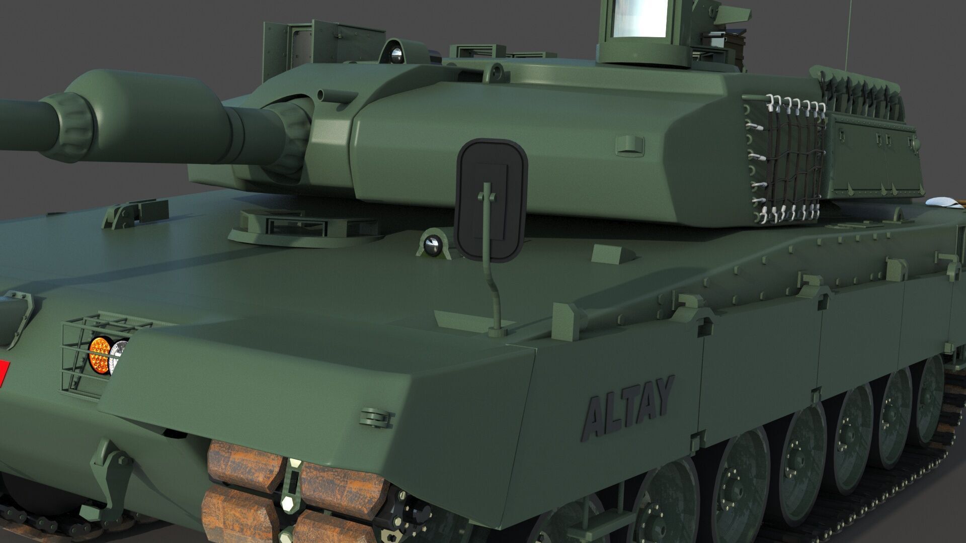 Tank Altay 3D model_8