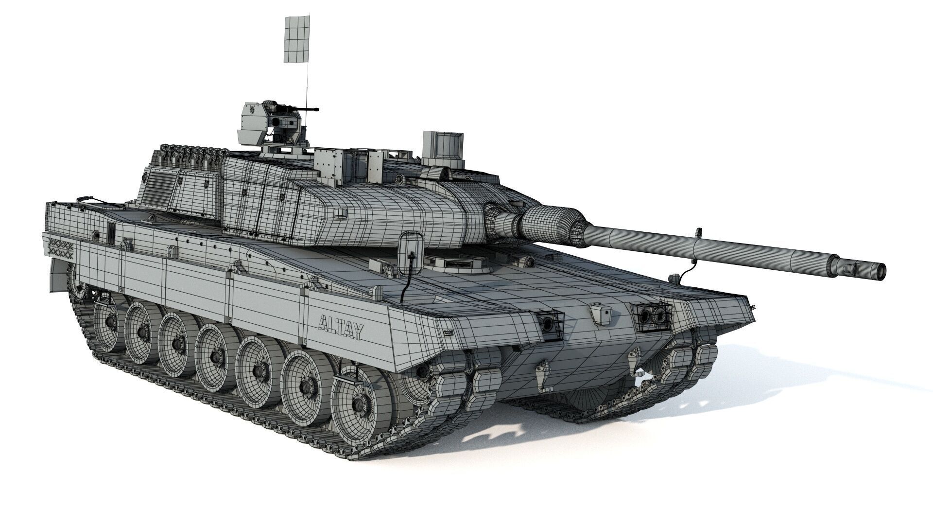 Tank Altay 3D model_11