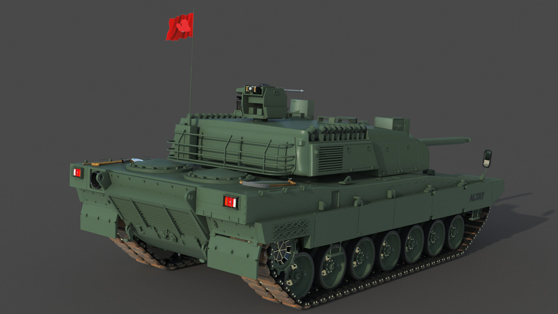 Tank Altay 3D model_6