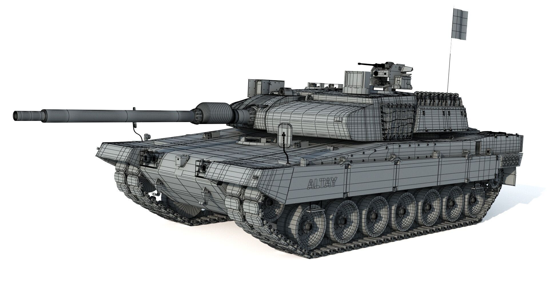 Tank Altay 3D model_12