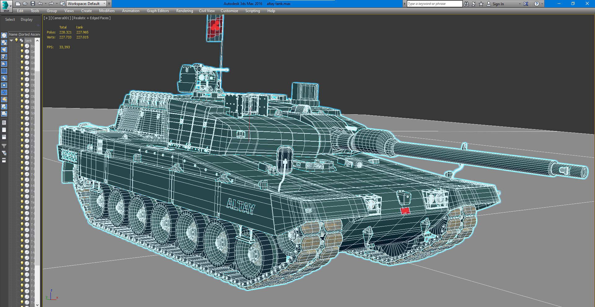 Tank Altay 3D model_10