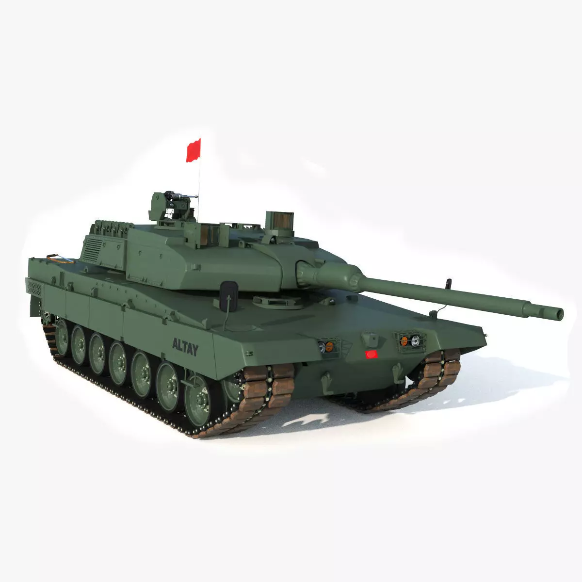 Tank Altay 3D model_0