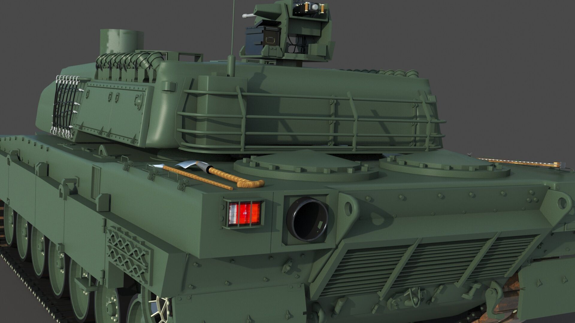 Tank Altay 3D model_9