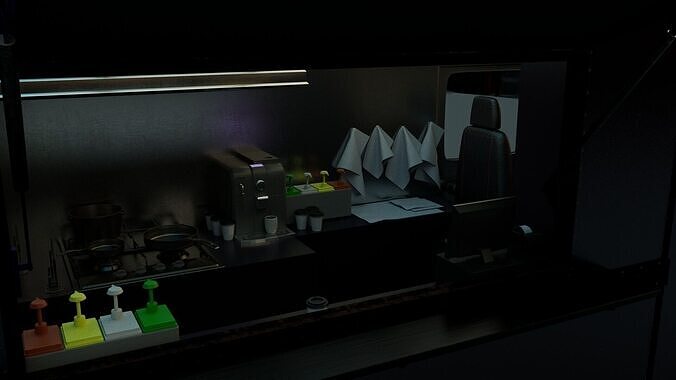 Food Truck Racer 3D model 3