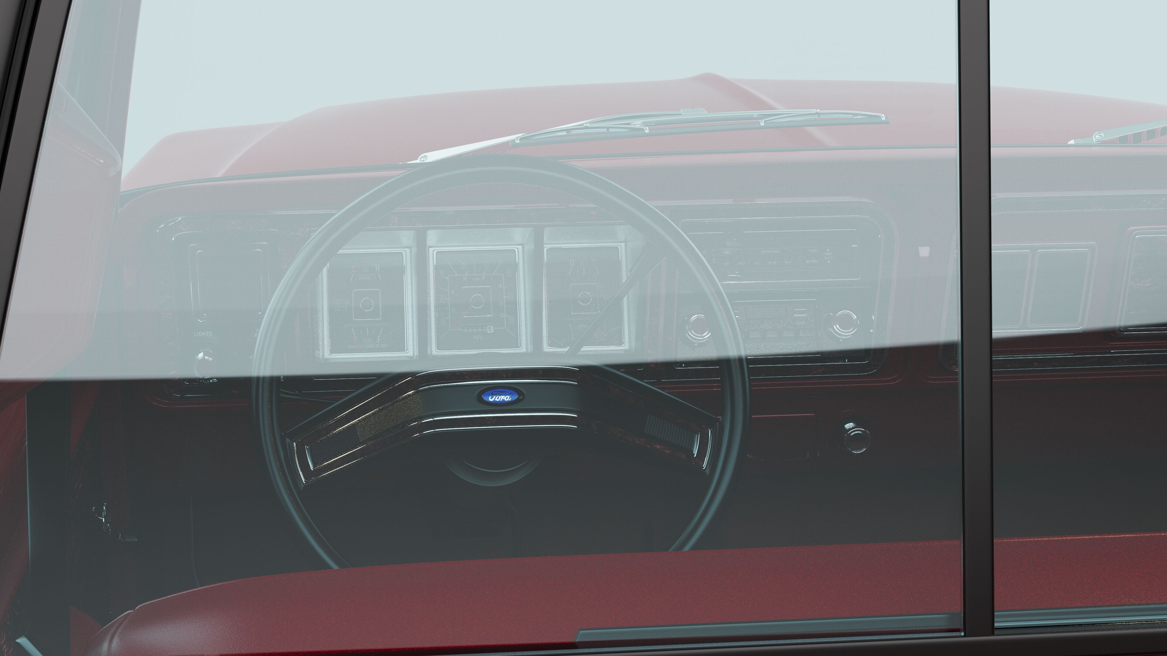 Pickup F250 Single Cab Mk2 1973 1976 1978 3D model_20