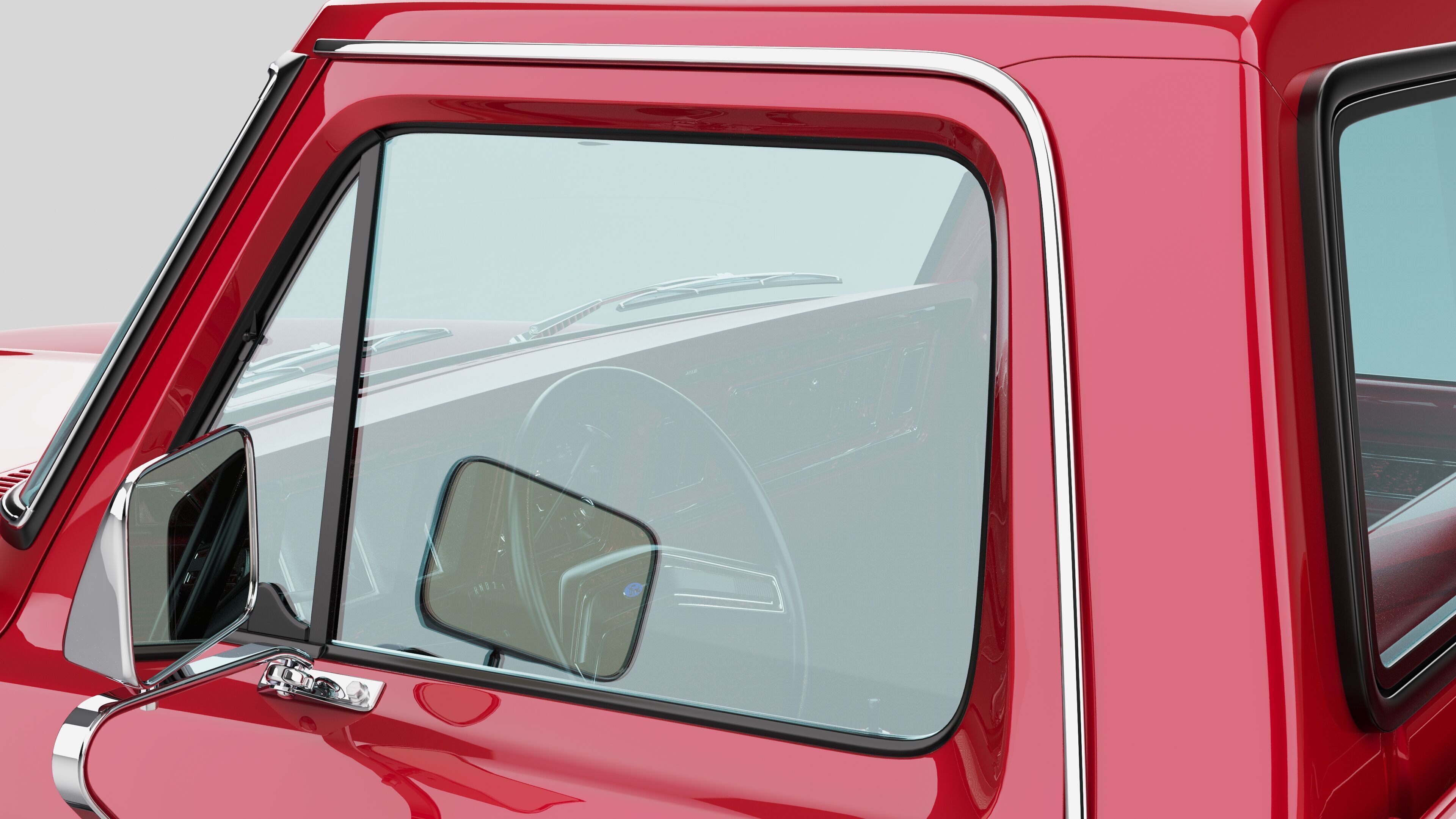 Pickup F250 Single Cab Mk2 1973 1976 1978 3D model_9