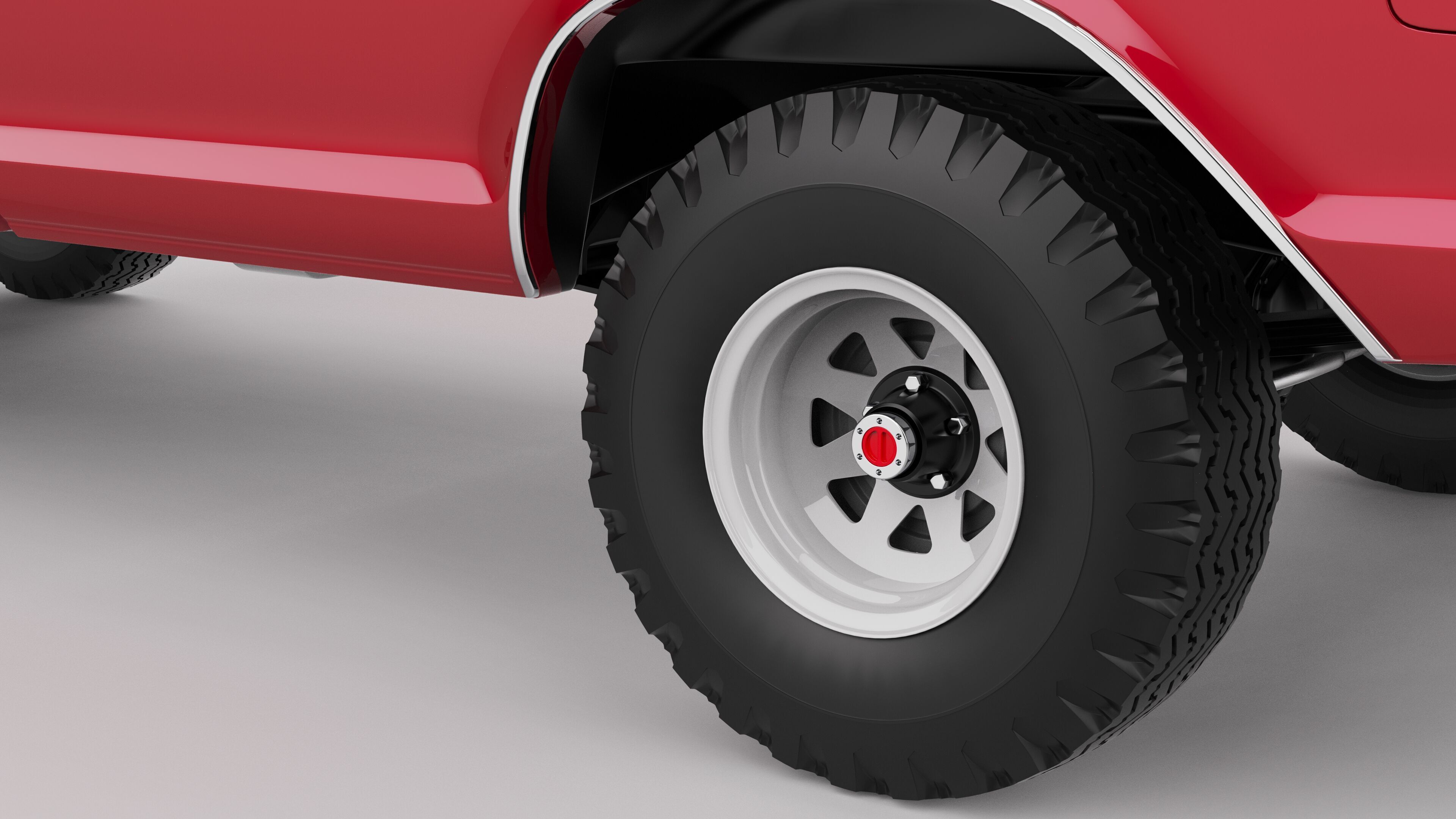 Pickup F250 Single Cab Mk2 1973 1976 1978 3D model_16