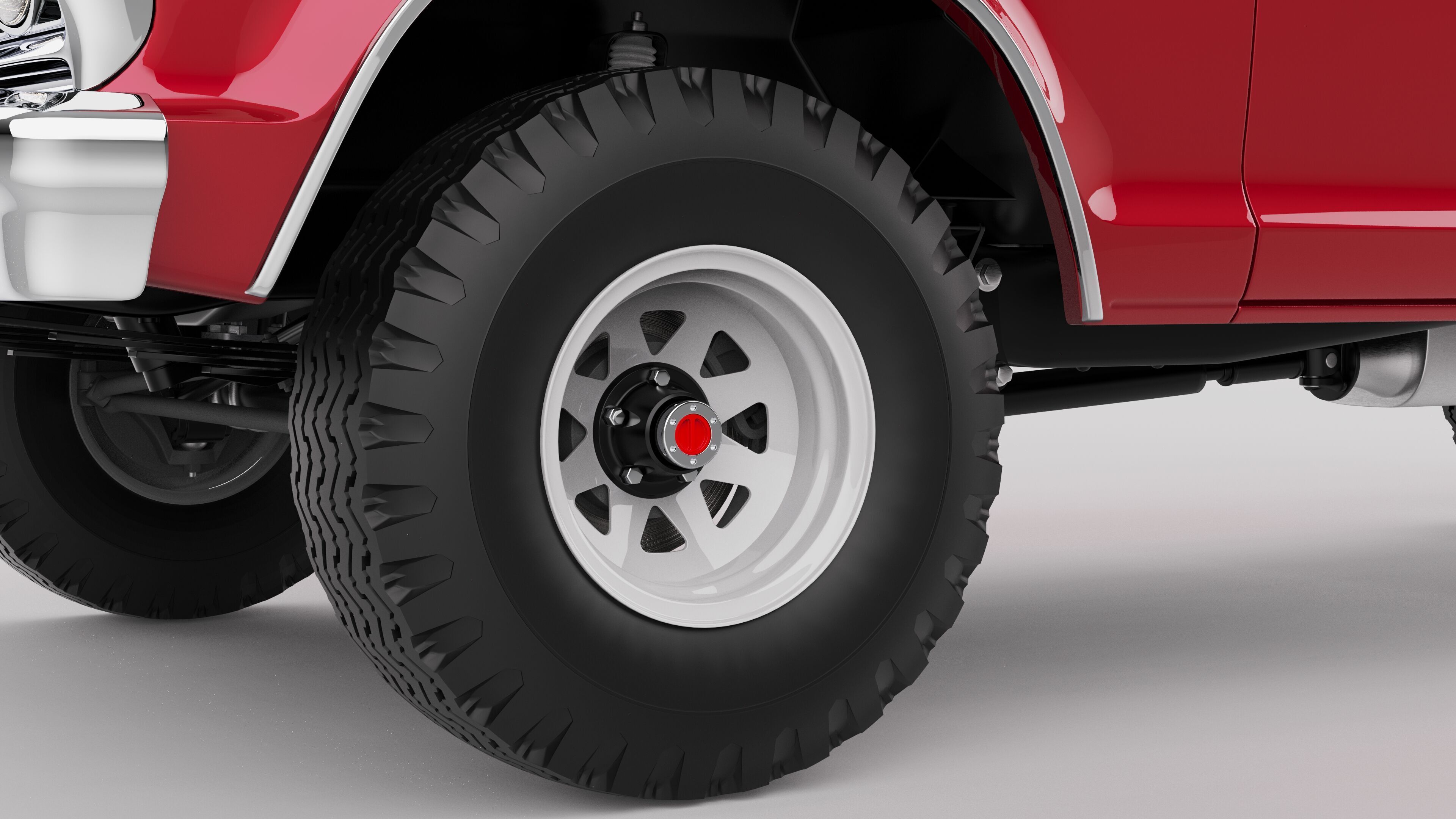 Pickup F250 Single Cab Mk2 1973 1976 1978 3D model_17