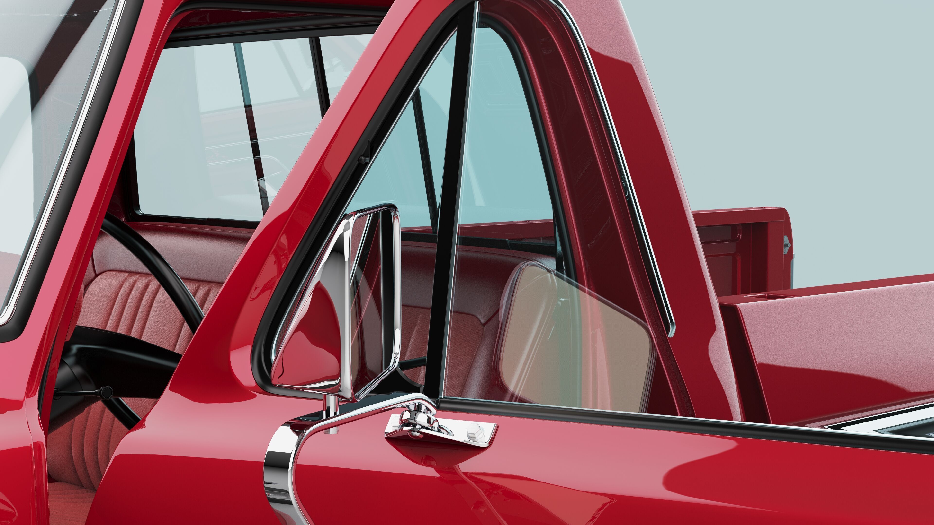 Pickup F250 Single Cab Mk2 1973 1976 1978 3D model_47