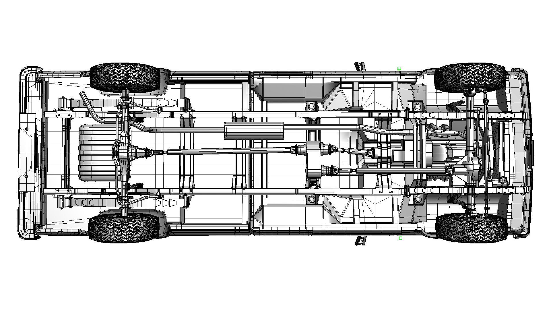 Pickup F250 Single Cab Mk2 1973 1976 1978 3D model_76