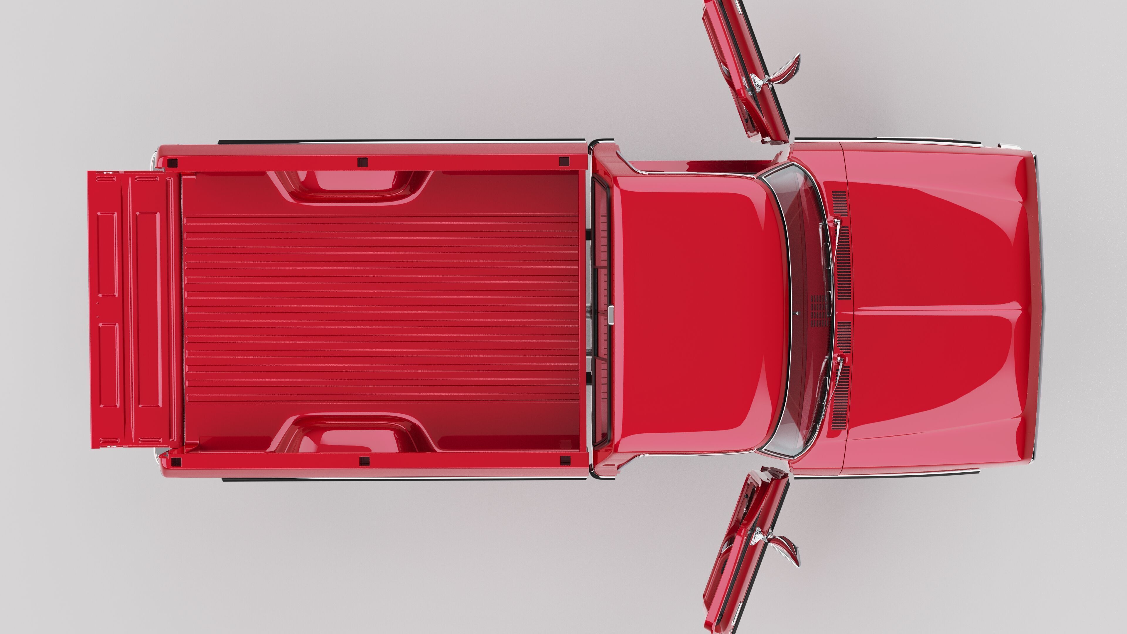 Pickup F250 Single Cab Mk2 1973 1976 1978 3D model_59