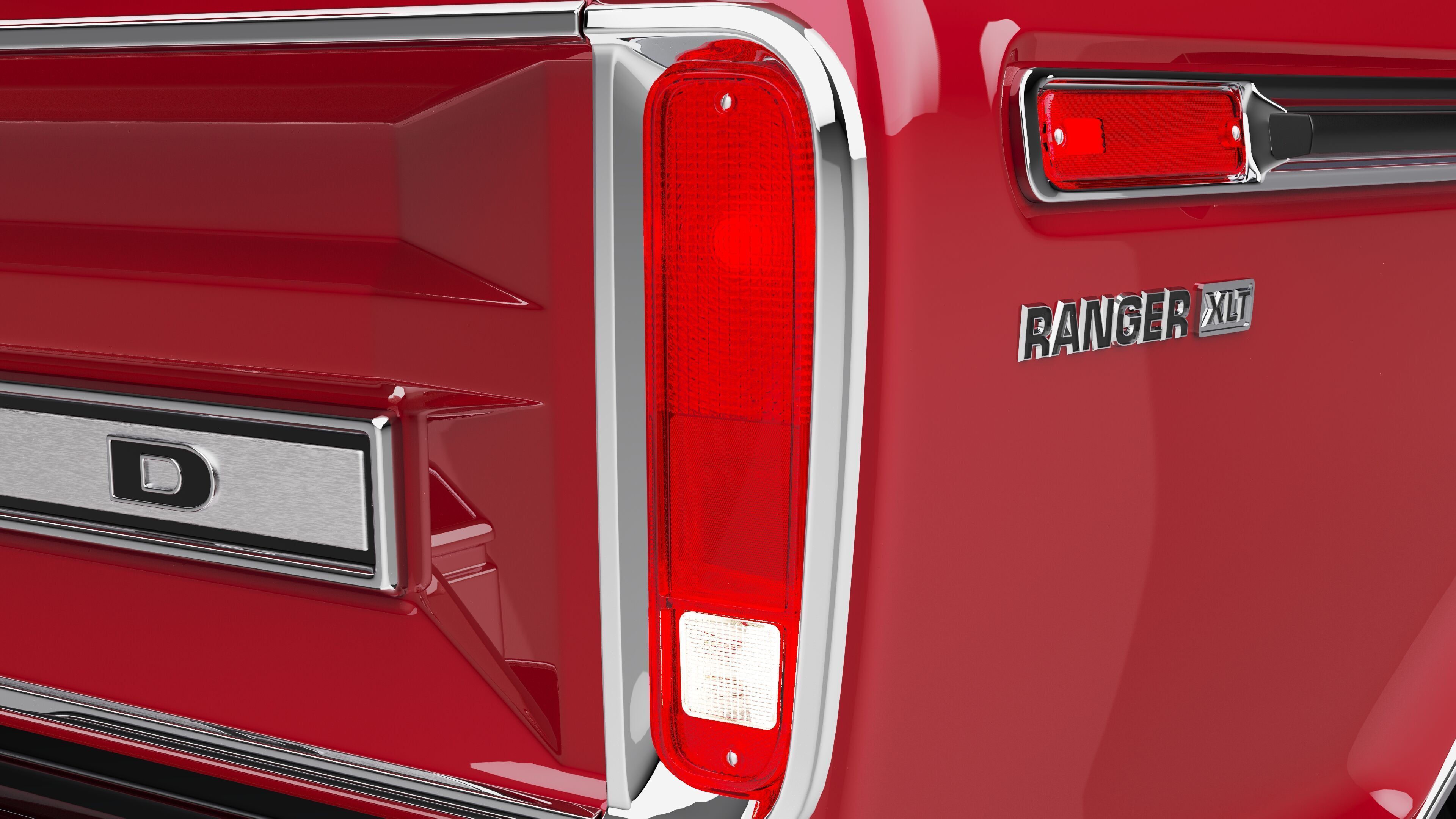 Pickup F250 Single Cab Mk2 1973 1976 1978 3D model_15