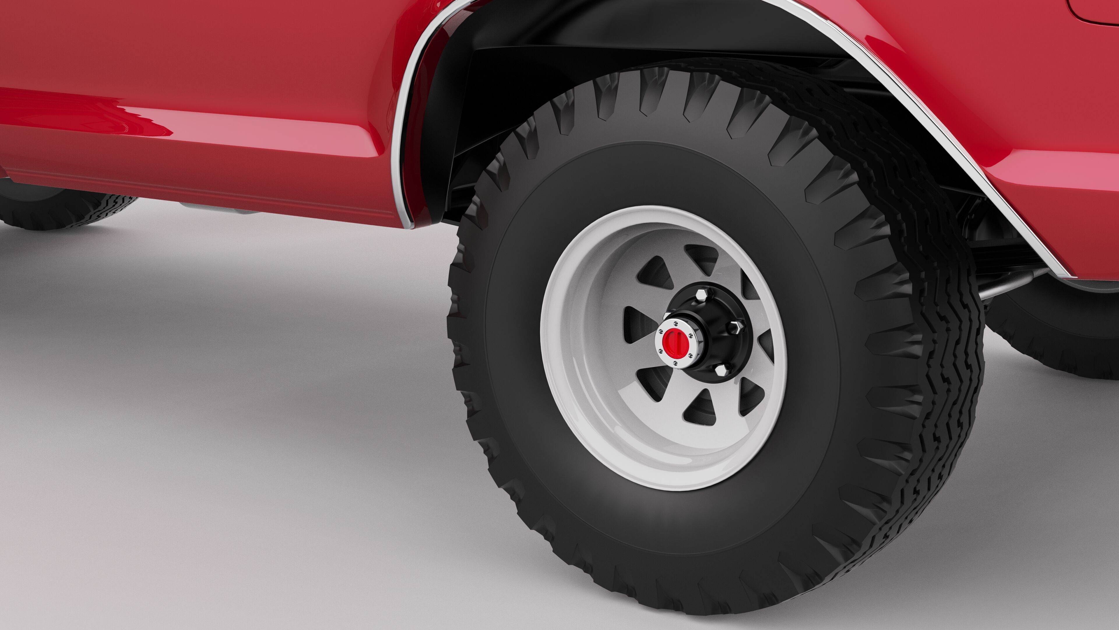 Pickup F250 Single Cab Mk2 1973 1976 1978 3D model_52