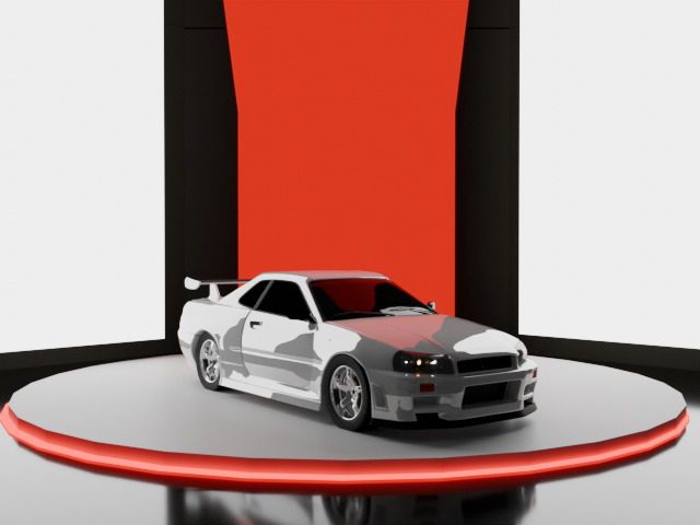 Background Scene Free 3D model_1