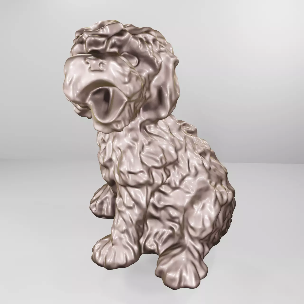 Portuguese water dog 3D print model