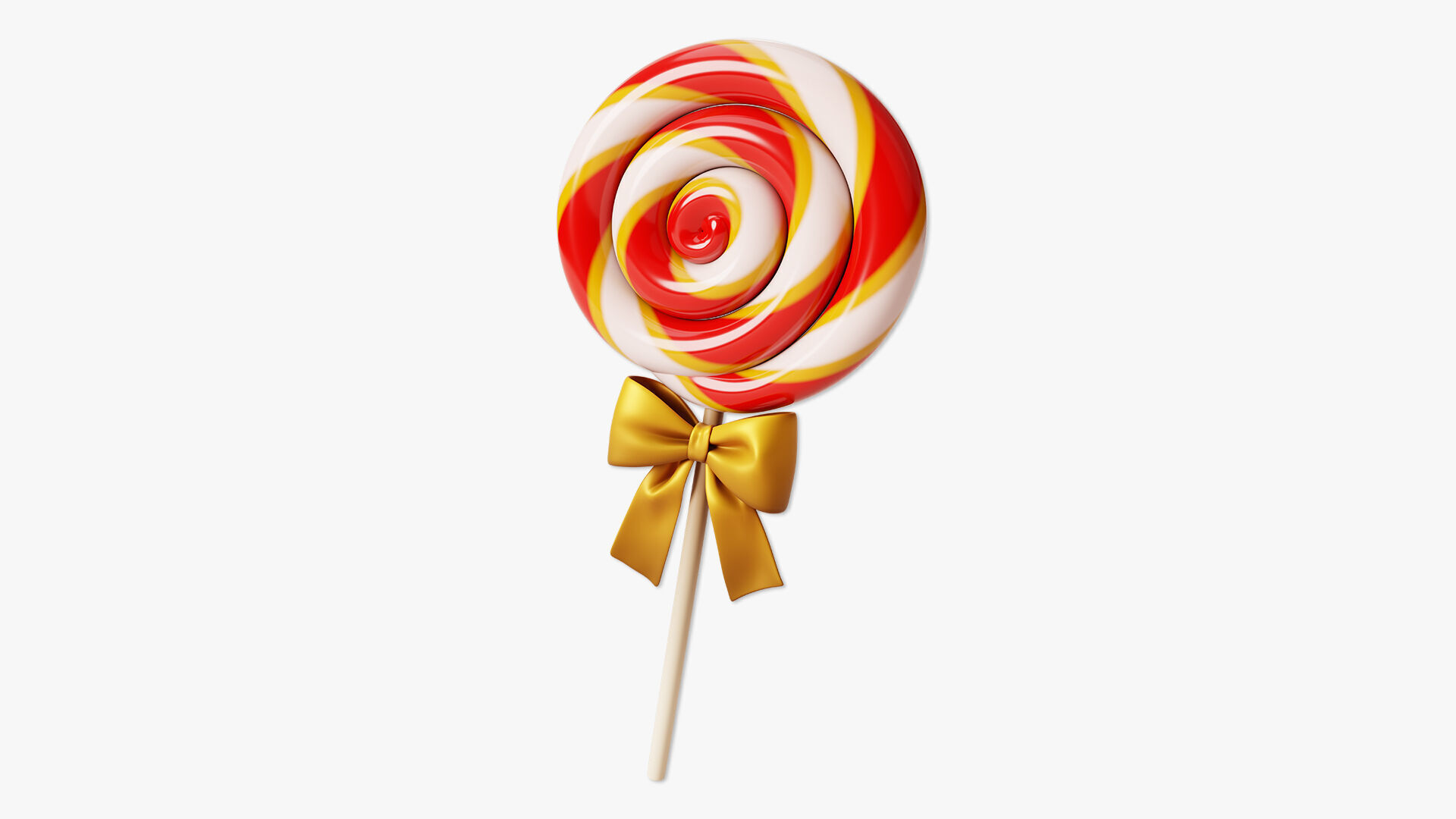 Swirl Lollipop Stylized 3D model_4