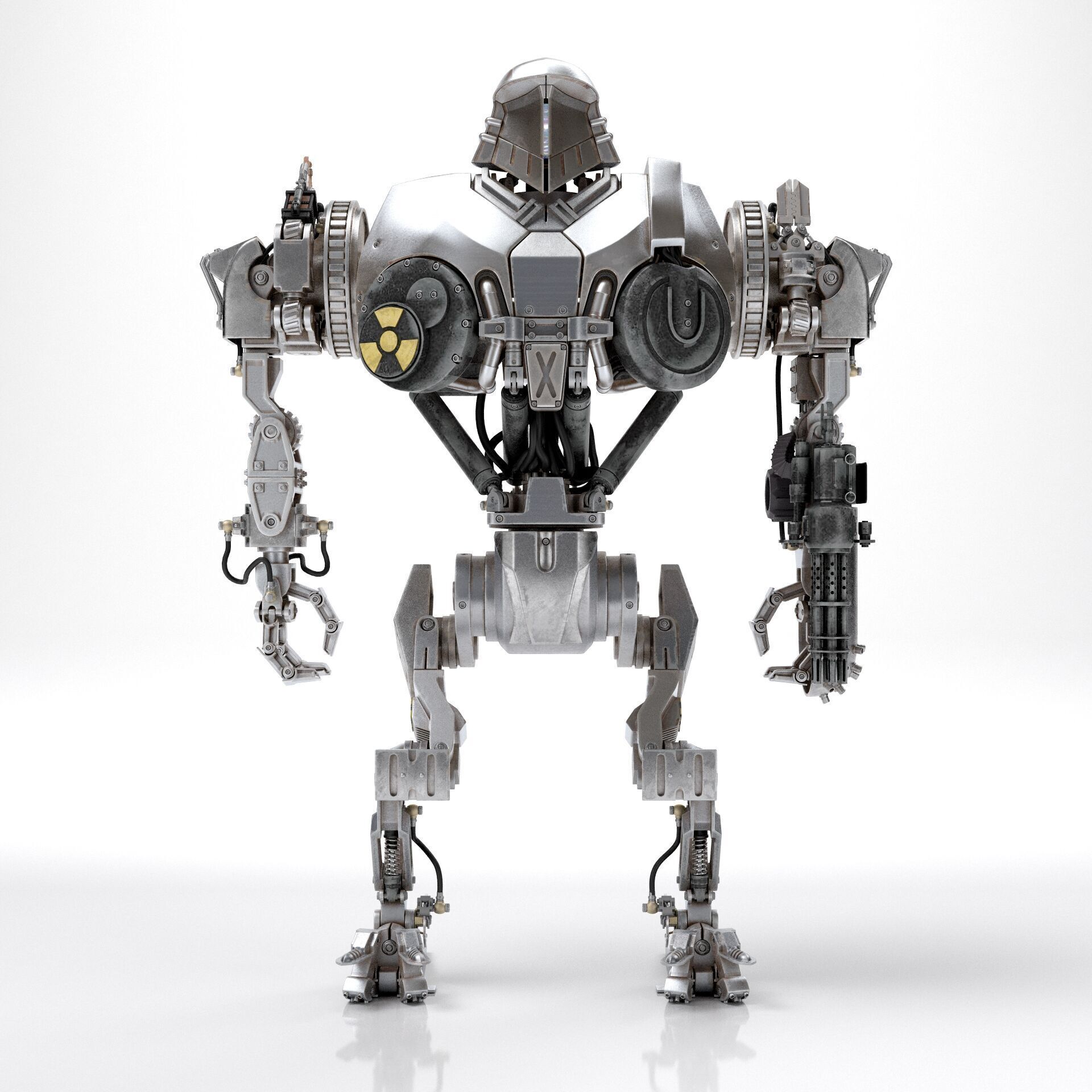 Cain Robocop 2 movie 1990 3D model_4