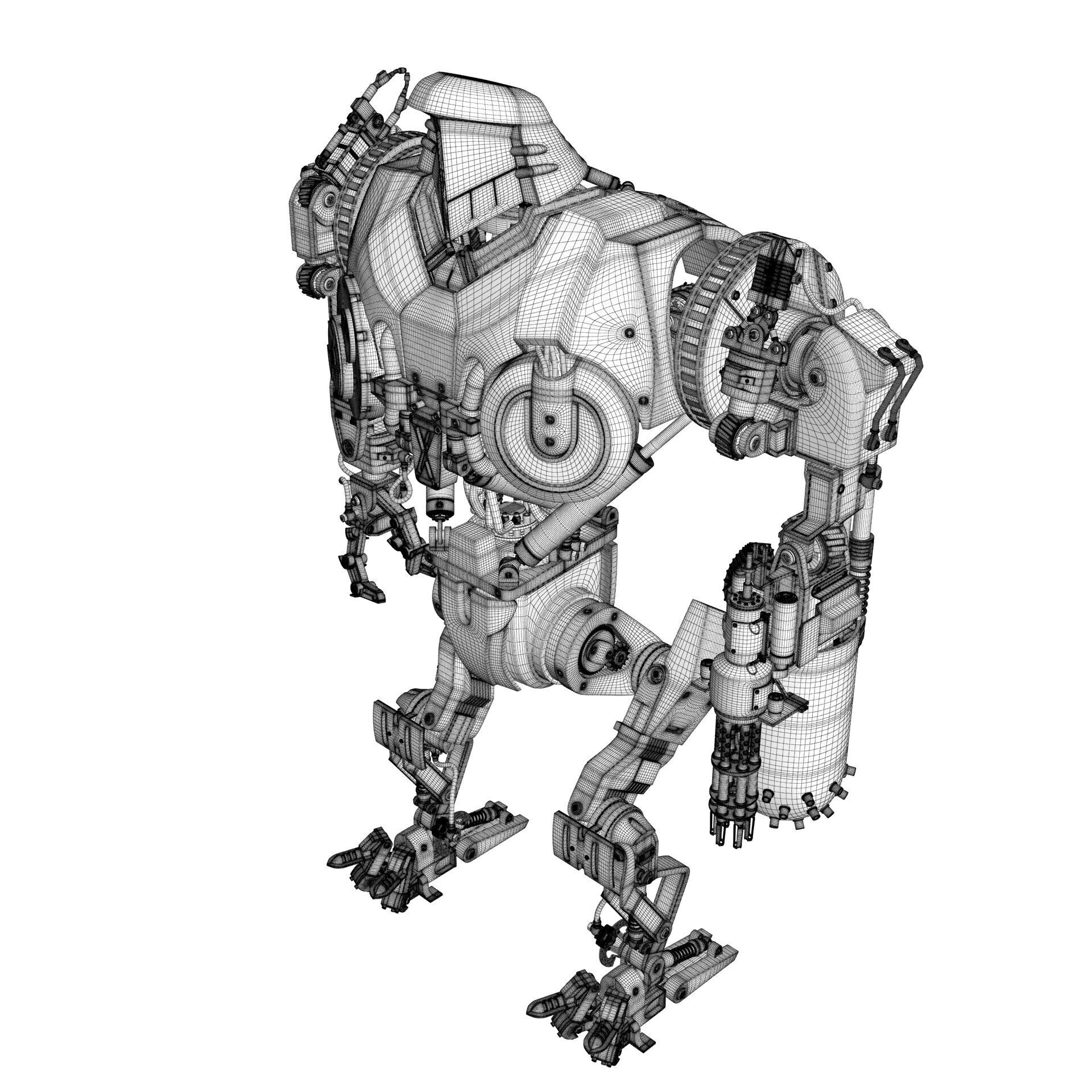 Cain Robocop 2 movie 1990 3D model_37