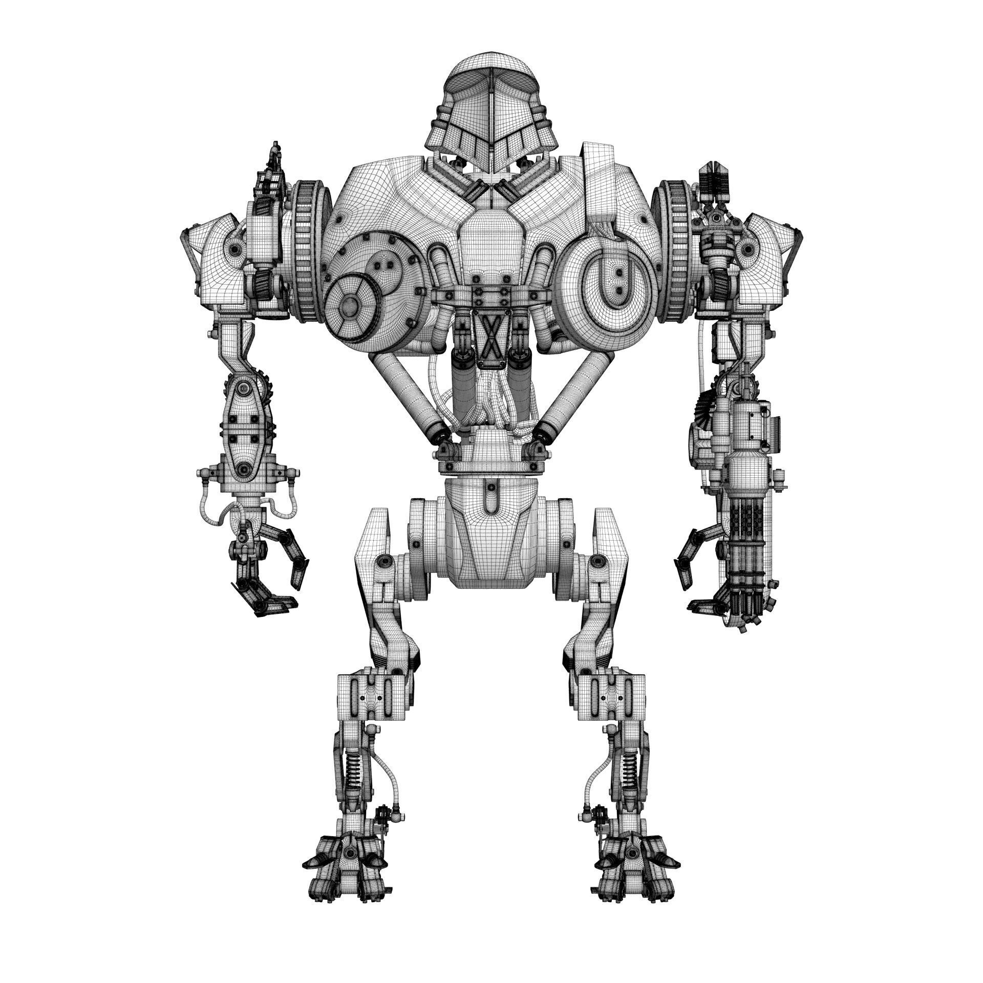 Cain Robocop 2 movie 1990 3D model_25