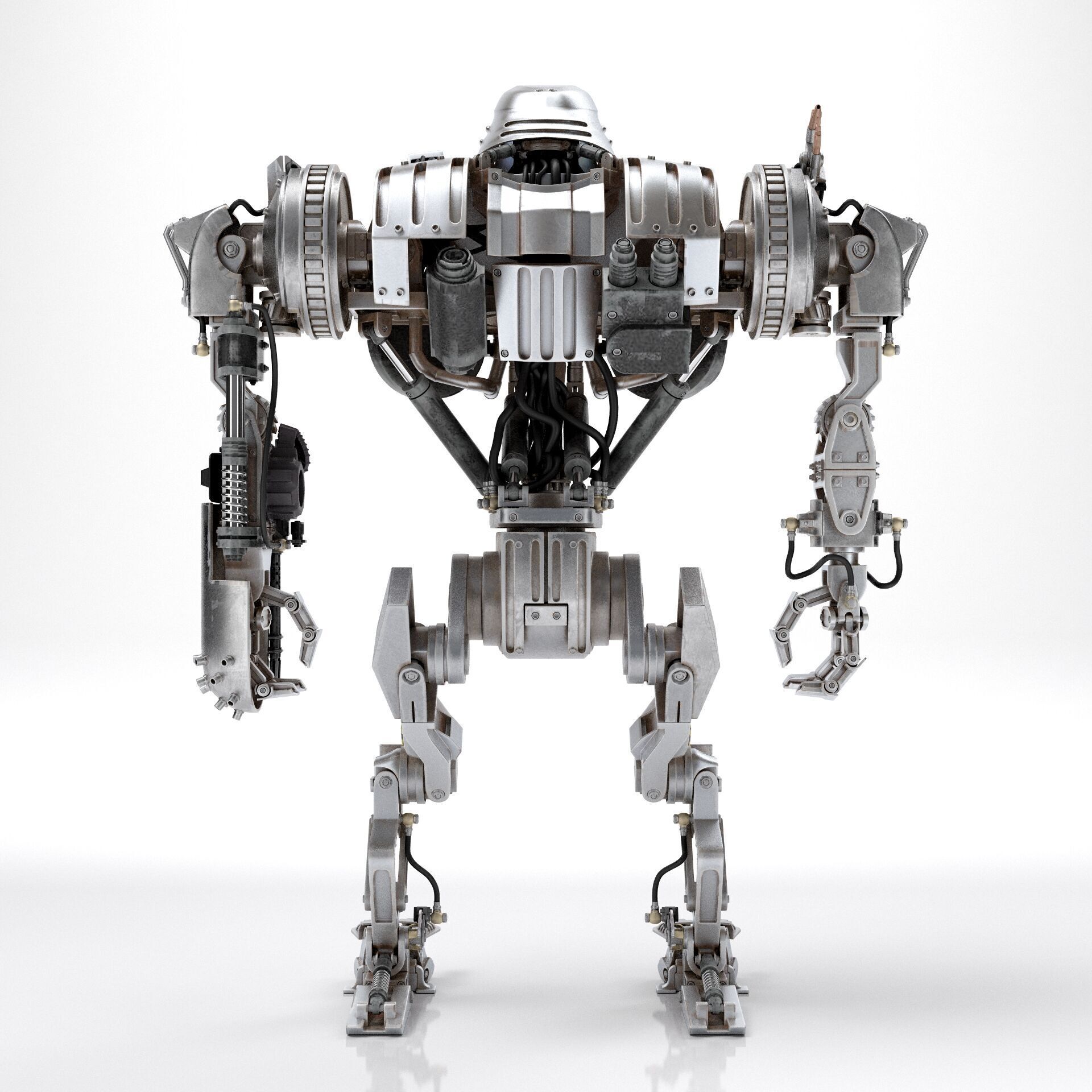 Cain Robocop 2 movie 1990 3D model_5