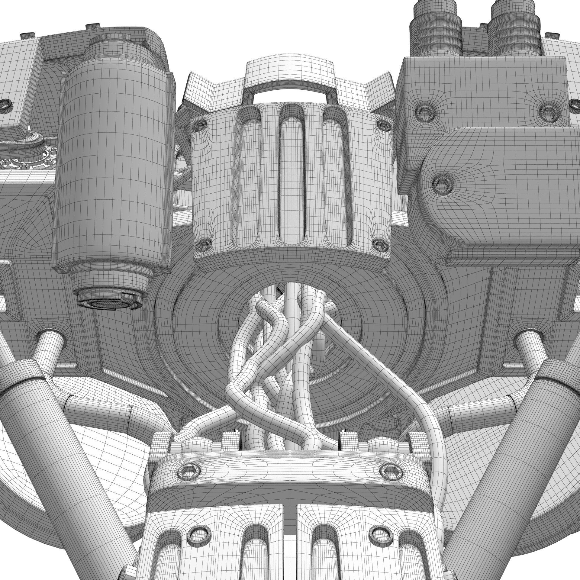 Cain Robocop 2 movie 1990 3D model_33