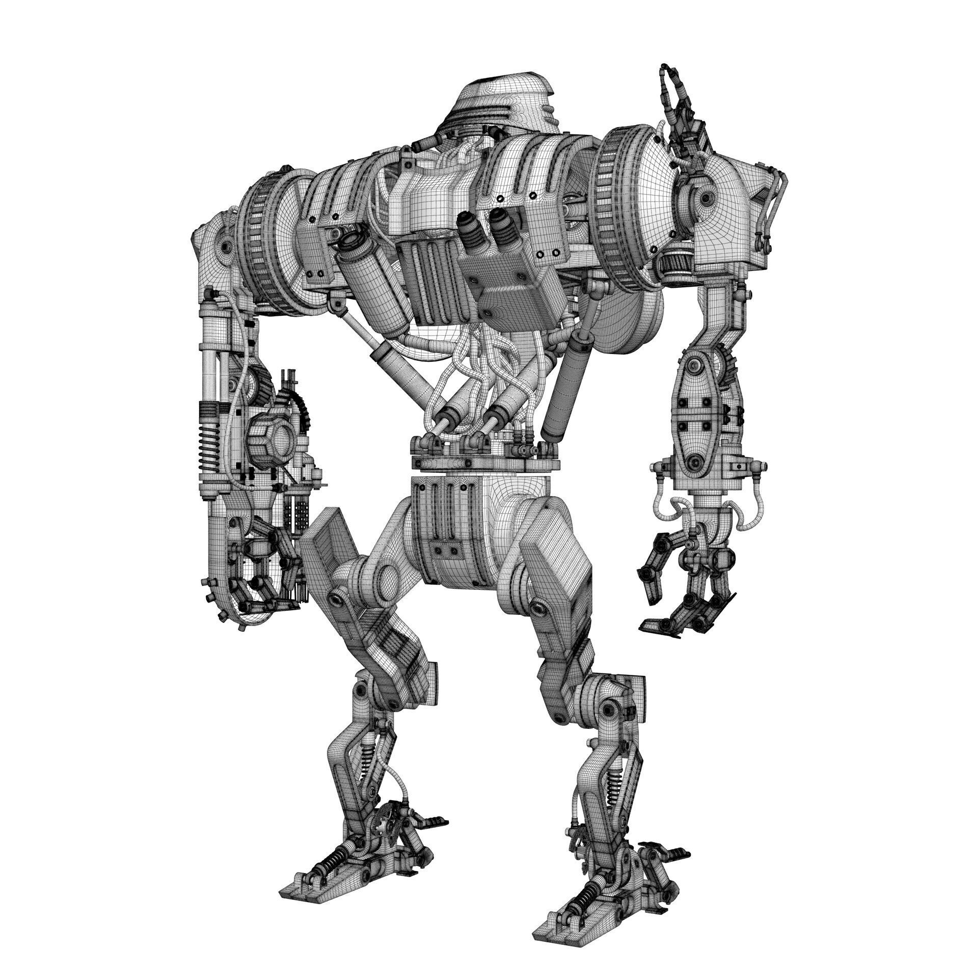 Cain Robocop 2 movie 1990 3D model_29