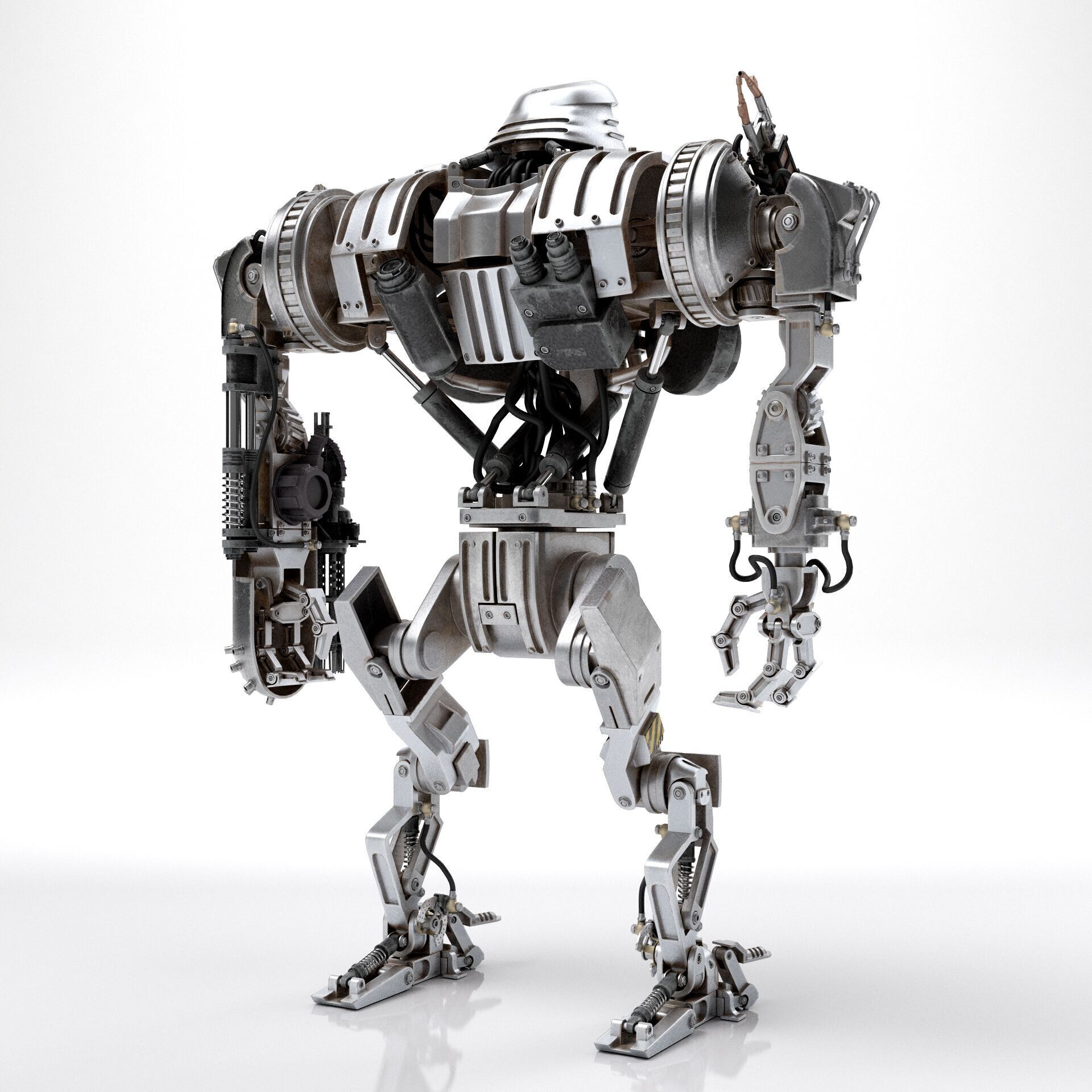 Cain Robocop 2 movie 1990 3D model_7