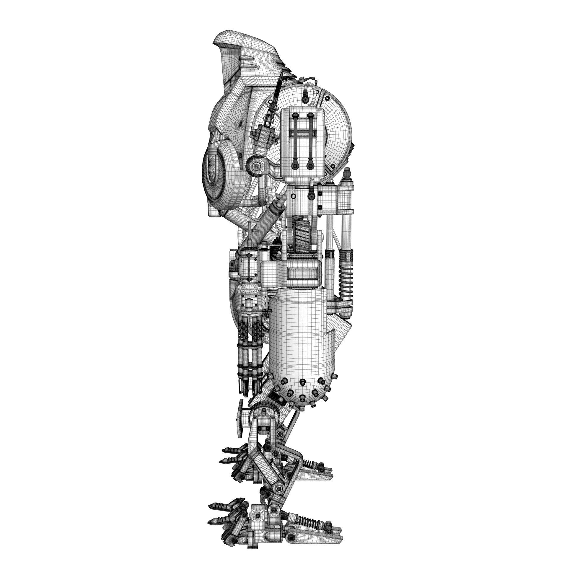 Cain Robocop 2 movie 1990 3D model_24