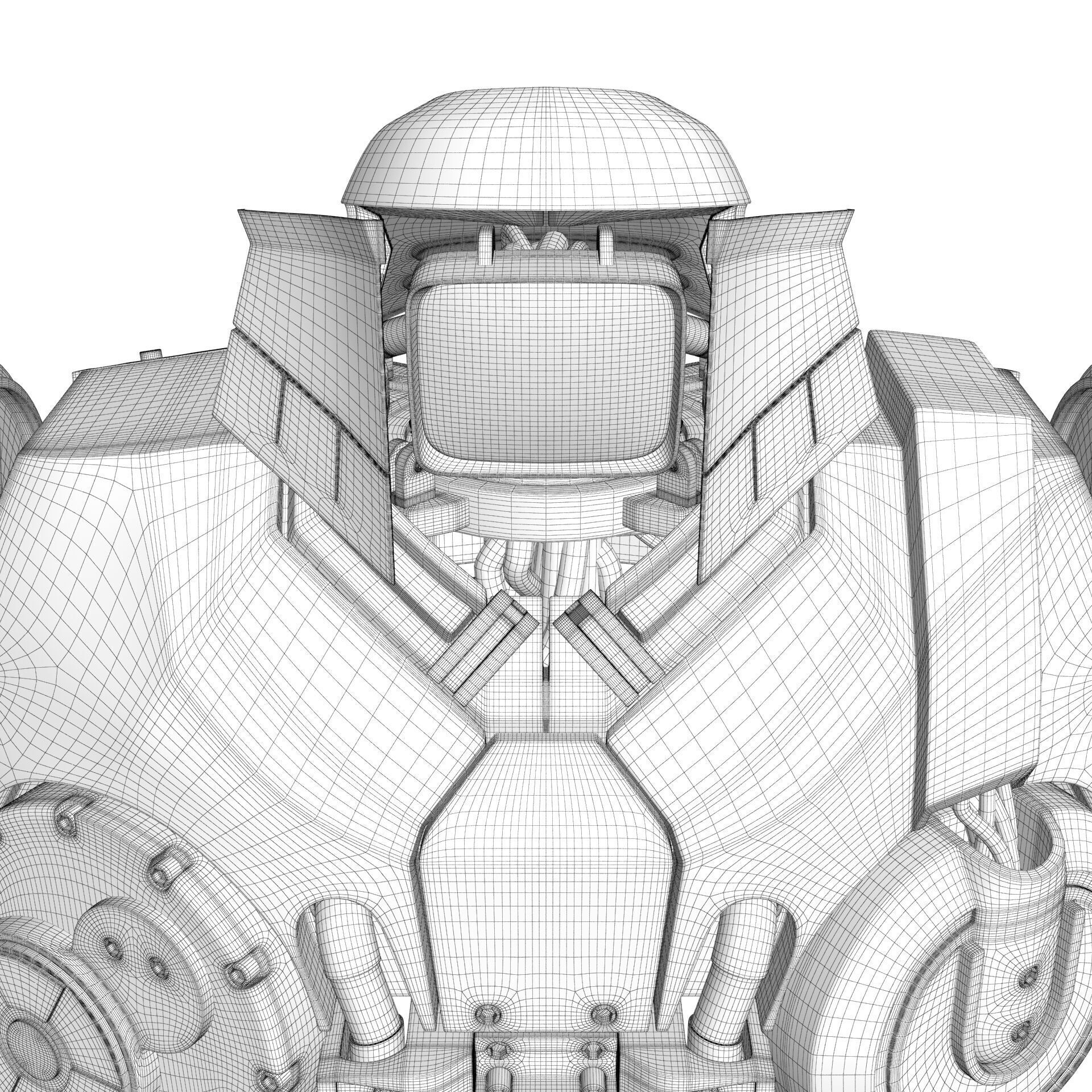 Cain Robocop 2 movie 1990 3D model_31