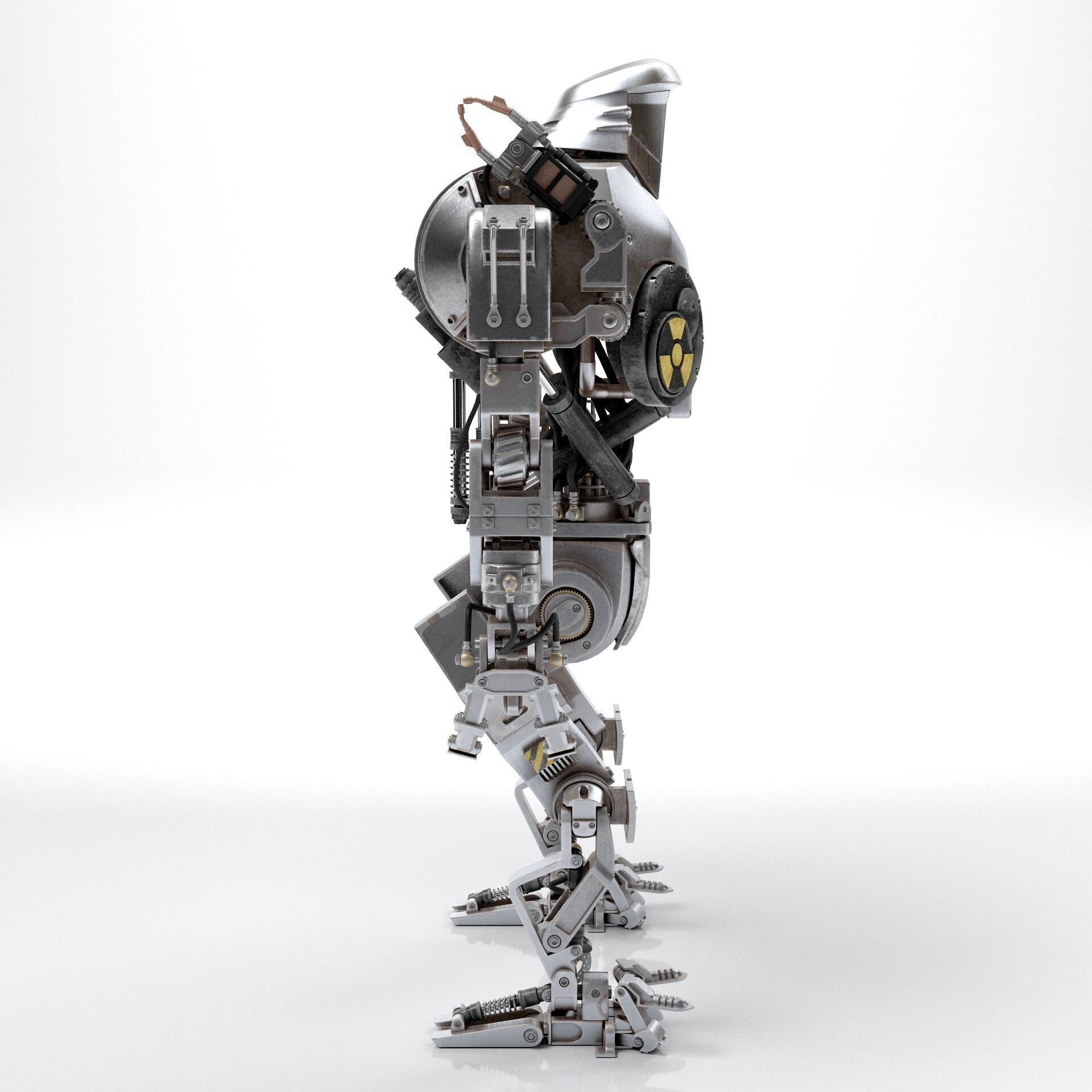 Cain Robocop 2 movie 1990 3D model_1